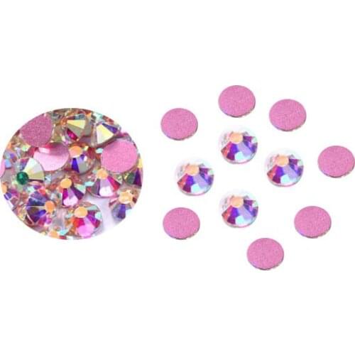 Hot fix Rhinestones Iron On Rhinestones For Clothes High Quality SS-SS30 Crystal AB Hot back Glass Stone