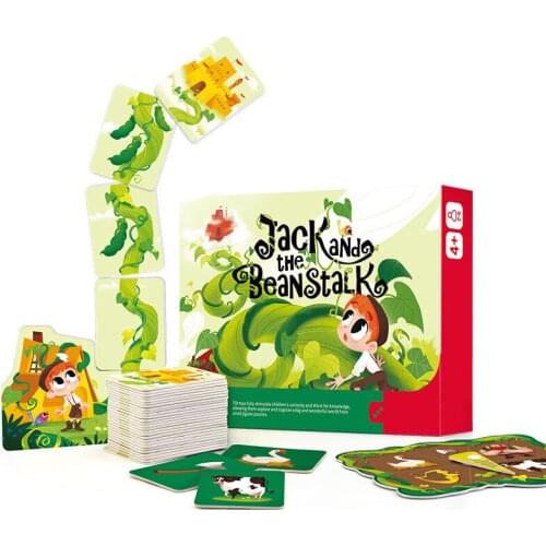 Jack and The Beanstalk Paper Card Board Game Parent-child Learning Educational Toy 2-6 Players Family Party Game Children Gift