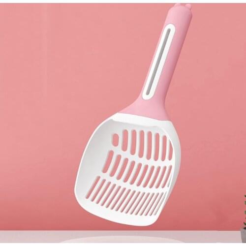 Cat Litter Scoop Plastic Durable Pet Poop Shovel Practical Kitten Pooper Scooper for Any Type Litter Cleaning Product For Cats