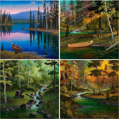 5D Diamond Painting Kit Scenic Sale Diamond Embroidery Scenery Full Square Drill Mosaic Rhinestone Picture Home Decor