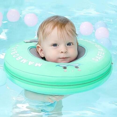 Infant-free Swimming Ring Inflatable Circle Swimming Neck Ring Floating Baby Swimming Pool Toys Swim Trainer