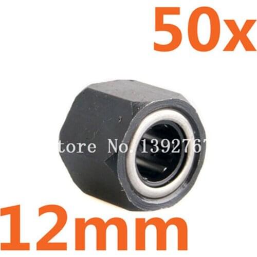 Wholesale 50pcs/lot HSP R025 Hex 12mm*6.5mm*12mm Nut One-way Bearing For VX 18 16 21 Nitro Engine Parts 1/10 RC Car Baja