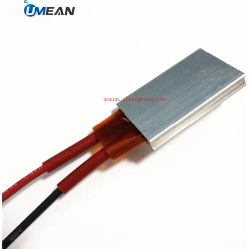 Constant Temperature PTC heater 12v Aluminum Shell electric ceramic heating plate Thermostatic heat 35x21mm