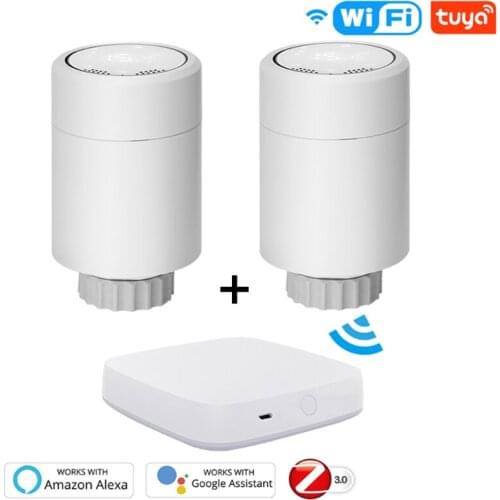 Programmable Thermostat Timer TRV Radiator Valve Actuator Temperature Controller