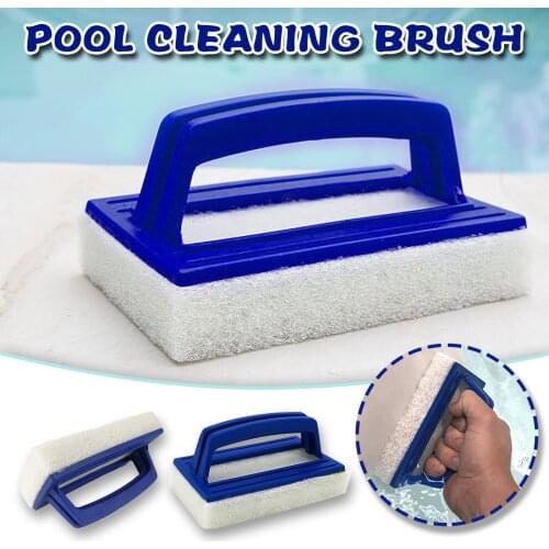Handheld Brush Cleaner Sponge Swimming Pools Spa Household Bathroom Bathtub Cleaning Tool Brush Scrubber Zwembad Accessoires