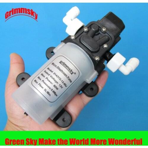 5L/Min 12V 60W water purifier water filter system shower car wash pressurized diaphragm water pump