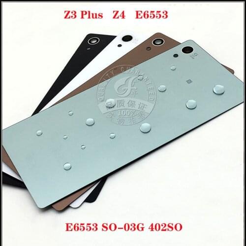 For Sony Xperia Z3 Plus Z4 E6553 SO-03G 402SO Back Cover Battery Door Housing Replacement Part