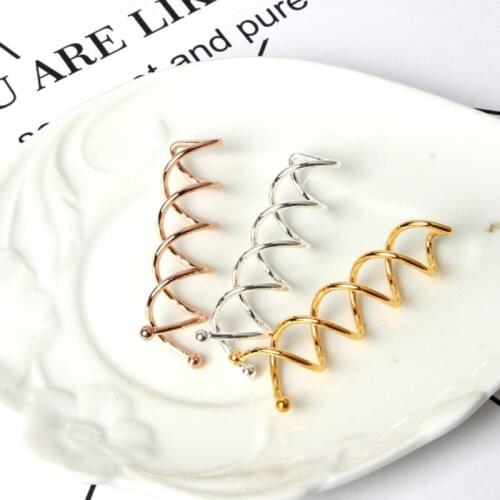 10pcs Spiral Twist Hair Pins Womens Spiral Spin Screw Girls Hair Accessories Hair Clips Hairpins Pins For Women Bun Maker