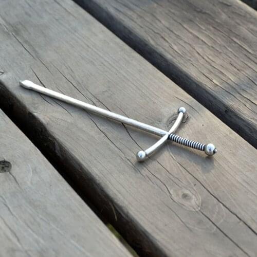 10pcs Mediaeval Vintage Sword Hair Stick For Women Men Hairpin Jewelry Accessories