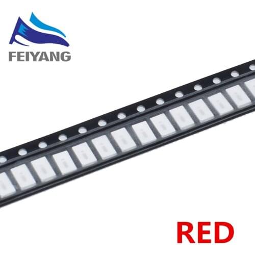 100pcs 5630/5730 SMD/SMT Red SMD 5730 LED Surface Mount Red 2.0~2.6V 620-625nm Ultra Birght Led Diode Chip 5730 Red