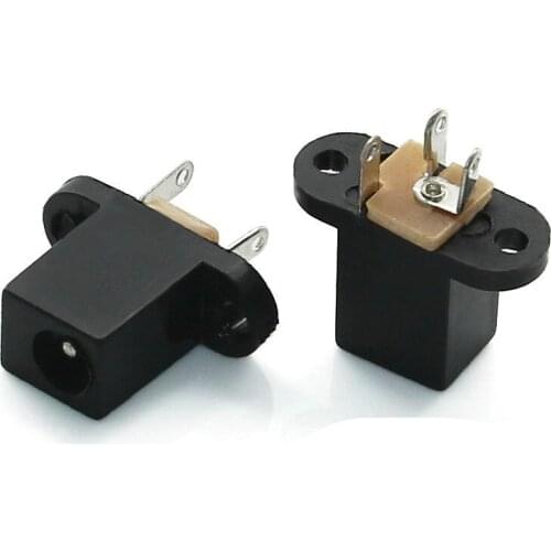 100PCS DC Power Connect Jack DC-008 3.5*1.3MM 1.3MM needle 3 Pins DC Socket