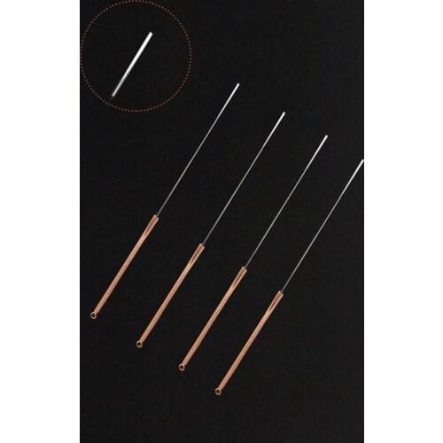100 pcs Yunlong copper handle disposable acupuncture massage needle knife Aseptic needles 0.35/0.40/0.50mm