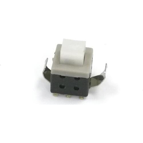 30pcs 5.8*5.8mm self/non self locking switch light touch switch 2 pins warped flat switch