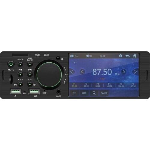 4.1 Inch TFT 1 Din Car Touch Screen Radio Stereo FM Radio MP5 Player USB Bluetooth Receiver with Rear View Camera Car Accessory