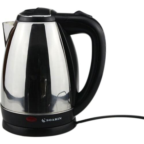SOARIN S Electric Kettle EU Plug 2L Stainless Steel Teapot Boiler Fast Boiling Water Heater Suitable for Coffee, Tea, Beverages