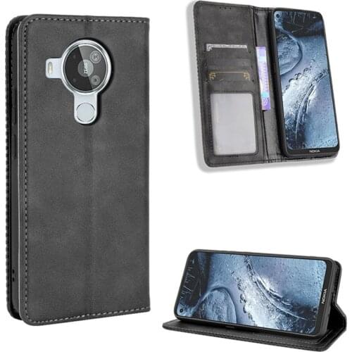 For Nokia 7.3 Case Luxury Flip PU Leather Wallet Magnetic Adsorption Case For Nokia 7.3 Nokia7.3 Protective Phone Bags