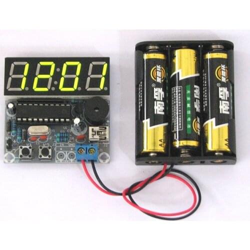 Four bit digital clock DIY kits Soldering Kits DIY Brain-training Toy