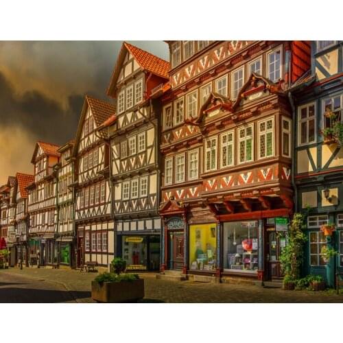 European architecture The wooden puzzle 1000 pieces ersion jigsaw puzzle white card adult childrens educational toys
