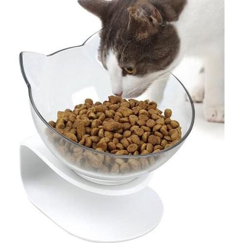 Dorakitten 1pc Plastic Pet Bowl Neck Protective Slip-Proof Pet Feeding Bowl Cat Food Water Bowl Pet Feeding Supplies Cat Feeder