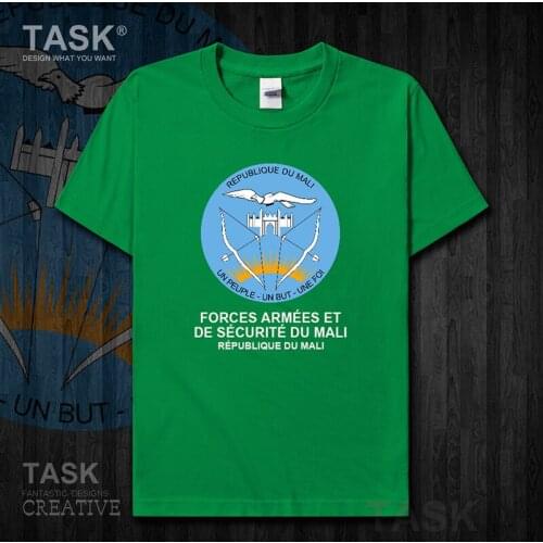 Army Republic of Mali MLI Malian ML t shirt new Tops Short sleeve country Tactical Military mens sports cotton summer Fashion 01