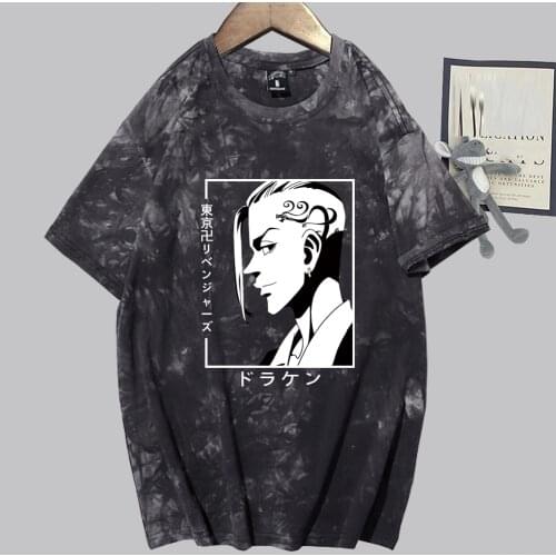 Tokyo Revengers Graphic T-shirt Men Cool Tshirt Baji Keisuke T Shirt Anime Top Tees Male