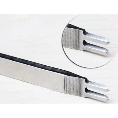 DIY Hand-stitched High-end Leather Punching Tool 3/4/5/6mm White Steel Diamond Cutting Sewing Leather Craft Engraving Tool