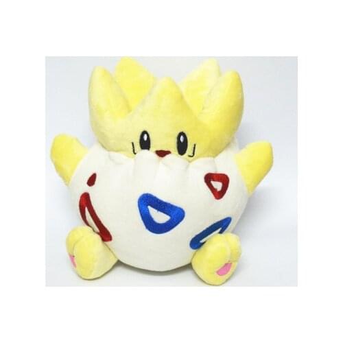 Kawaii Togepi Plush Toy Cartoon Anime Pokemon Monster Togepi Soft Stuffed Animal Dolls Toy For Kid Baby Birthday Christmas Gifts