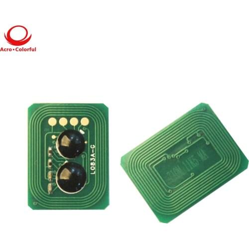 5 SETS Color Reset Chip Laser Printer Black cartridge 44318608 for Oki C710 C711 Toner chip