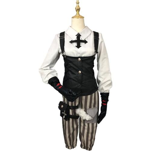 Hot ! Game Identity V Cosplay Costume Character Mechanic Gothic Skin Tender Pink Dirty Braid For Female H