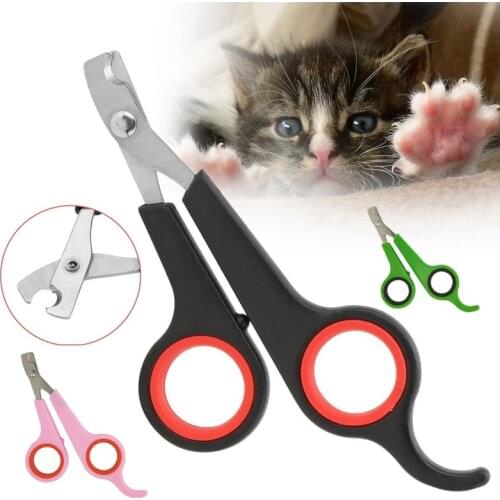 Cat Dog Grooming Nail Clippers Portable Puppy Nail Clipper Trimmer Cutter Stainless Steel Dog Cat Claw Nail Scissor Pet Toe Care