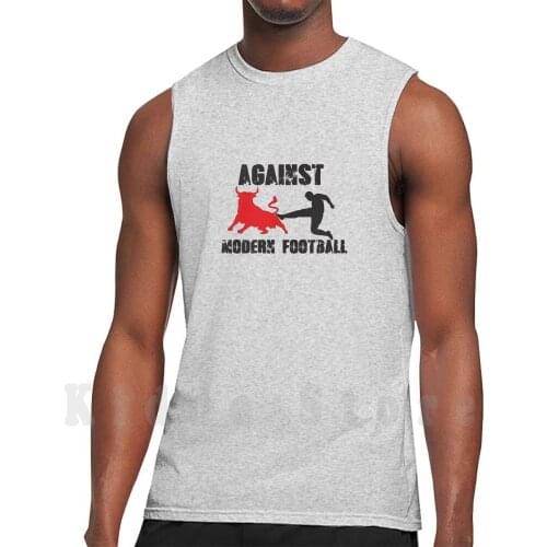 Against Modern Football Ultras Tank Tops Vest 100% Cotton Bull Commerce Ultras Anti Fanartikel Provocatively