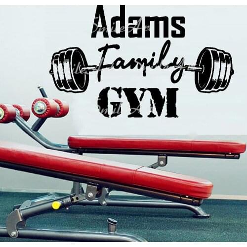 Cute Custom Name Gym Home Decorations Pvc Decal For Babys Rooms Removable Decor Wall Decals
