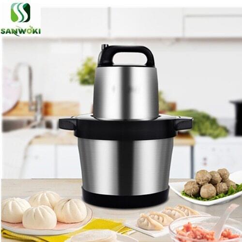 3L 6L 10L Meat grinder machine Stainless steel Spice Garlic Vegetable Chopper Food Processor machine food mixer Blender
