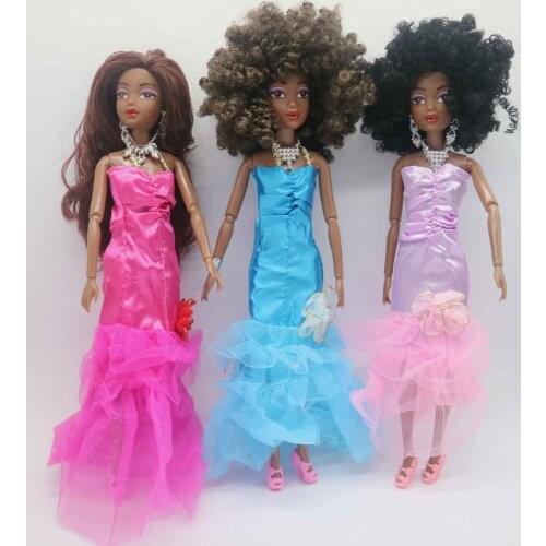 New Black skin dolls jointed dolls black dolls 201904