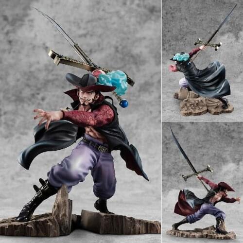 One Piece Anime Figure Dracule Mihawk The Strongest Swordsman Anime Manga Statue PVC Action Figure Collectible Model Doll Toys