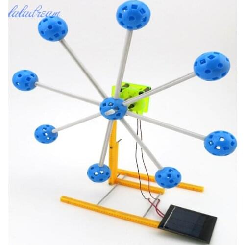 Solar Toys Plastic Ferris Wheel Handmade Assemble Toys Material Kit Small Production Technology Experiment Models