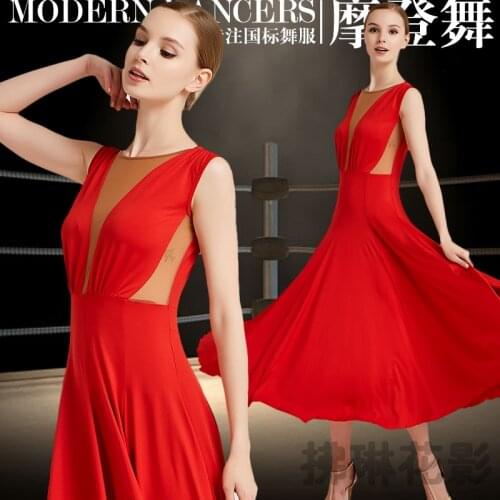 New ballroom dance competition dress dance ballroom waltz dresses standard dance dress women ballroom dress Y035