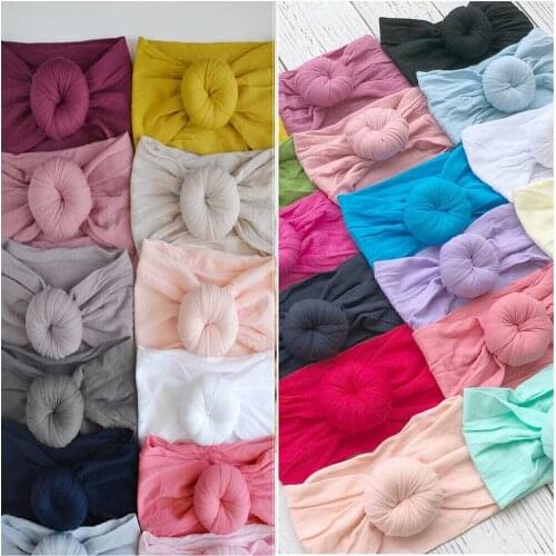 Toddler Girls Kids Baby Big Bow Hairband Headband Stretch Turban Knot Head Wrap Baby Big Bow Hairband Stretch Turban Knot