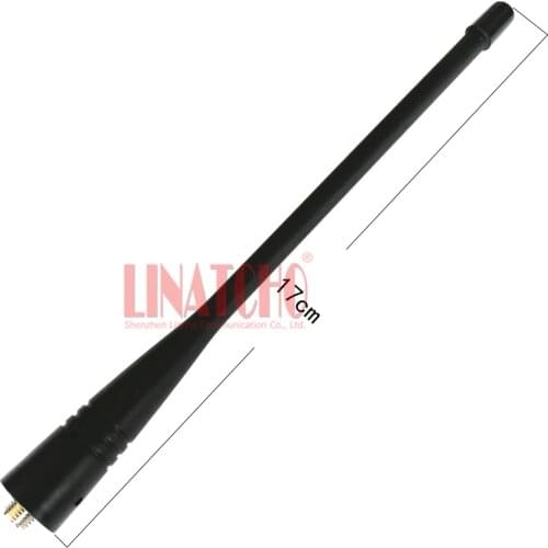 Rubber 17cm TK3107 uhf 400-470MHz walkie talkie universal handheld radio sma female antenna