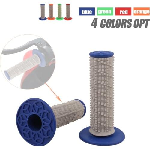 Motocross new Grip Handle MX Grip for Dirt Pit bike Motorcycle Handlebar Grips Double color Hand Grips free shipping