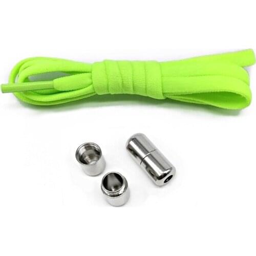 No Tie Shoelaces Lazy 2021 High-end Fashion Semicircle Metal Capsule Free Lace Buckle For Kids And Adult