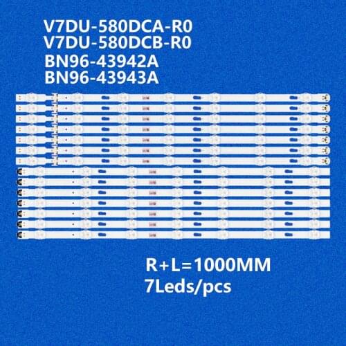 LED Backlight Strip V7DU-580DCA 580DCB-R0 LM41-00516A 00517A S_MU6100_58_FL30_R07 BN96-43942A 43943A for UN58MU6070 UE58MU6100