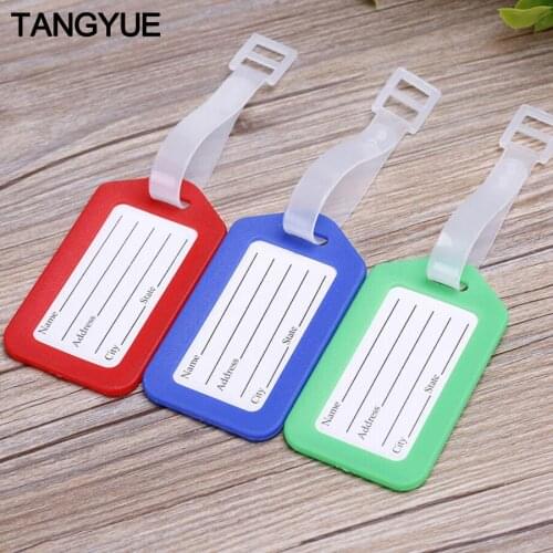 TANGYUE Label Luggage Tag for Travel Accessories Suitcase Identifier Tag for Suitcase Travel Accessory Flight Bag Baggage Tag