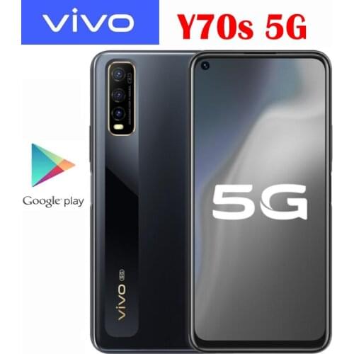 Official Original New VIVO Y70s 5G Mobile Phone Exynos 880 6.53inch LCD 48MP Rear Camera 18W Dash Charge 5000mAh Android 10 OS