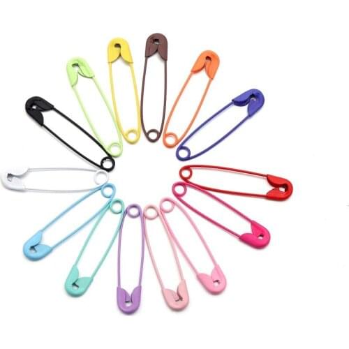 High Quality 50/100pcs Safety Pins DIY Sewing Tools Accessory Metal Needles Large Safety Pin Small Brooch Apparel Accessories