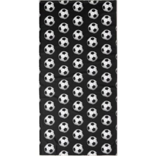 Funny sports football ball themes bath towel set cool football swimming train towels for boy gym son birthday gift