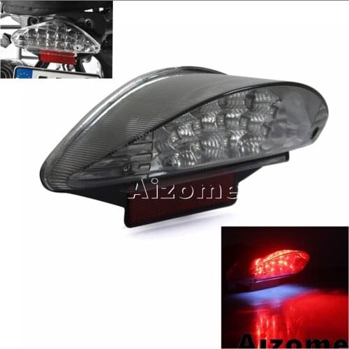 Motorcycle LED Tail Light Rear Light Clear Lens Reflector Stop Brake Lamp For BMW F650GS ST F800S ST R1200 GS Adventure R1200 R