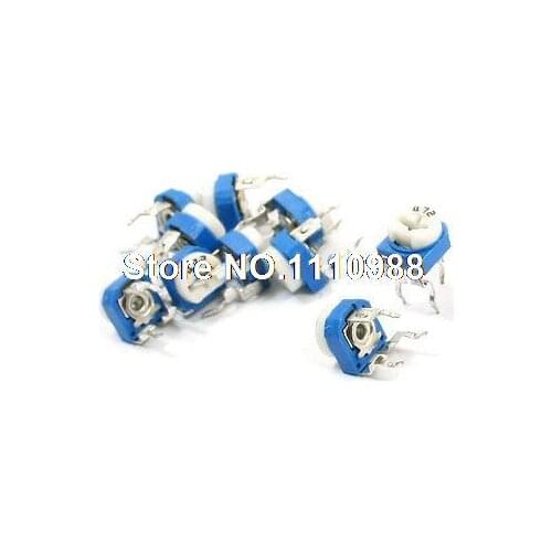 10Pcs 4.7K Ohm Single Turn DIP Type Potentiometer Pot Variable Resistor
