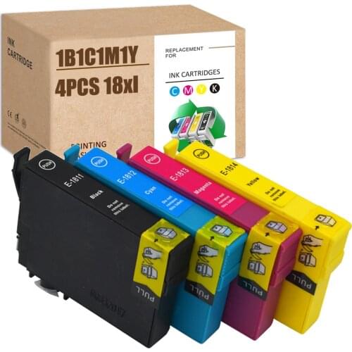 18XL 18 XL Ink Cartridges Remplacement for XP225 XP202 XP205 XP325 XP425 XP305 XP302 XP312 XP402 XP405 XP30 XP212 XP415 XP322
