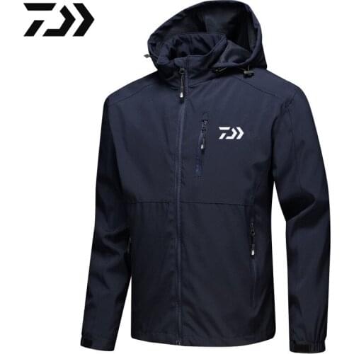 2021 DAIWA Professional Fishing Clothes Fall/Winter Mens Outdoor Sports Waterproof on Foot Suit Riding Camping Windproof Jacket